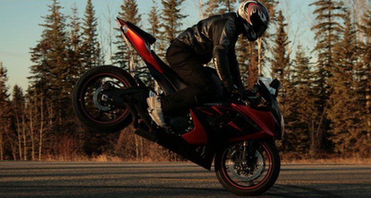 Motorcycles have gears that set the vehicle in motion.
