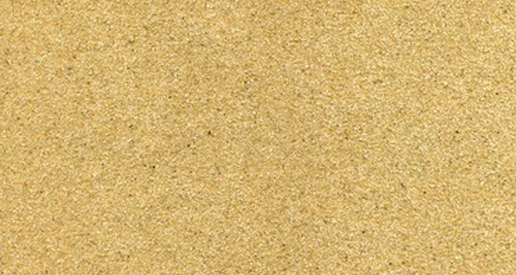 Use medium-grit sandpaper first.