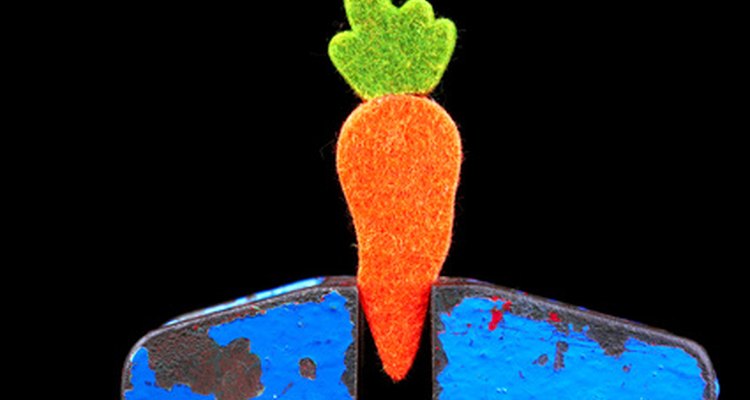 Felt shapes are used for children's crafts and toys.