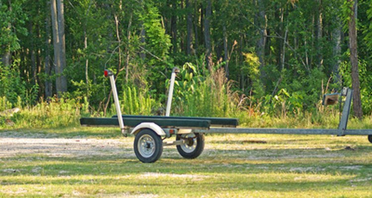A boat trailer is a simple homemade trailer construction project.