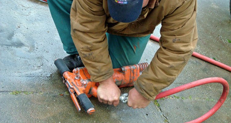 Sandblasters are often used to remove old paint.
