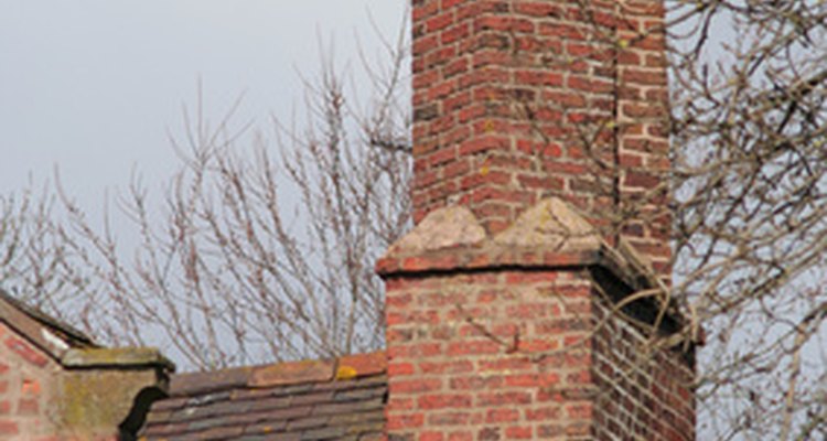Prior to 1796, the chimney structure was built outside the exterior wall.