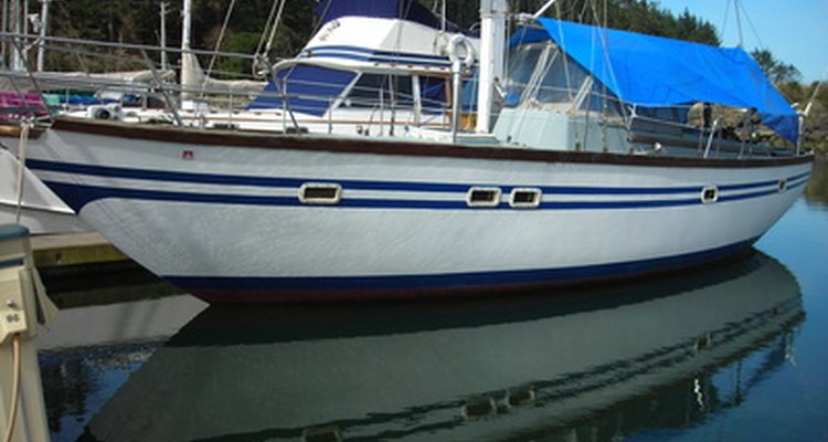 Ferro-cement hulls are uncommon and require special maintenance.