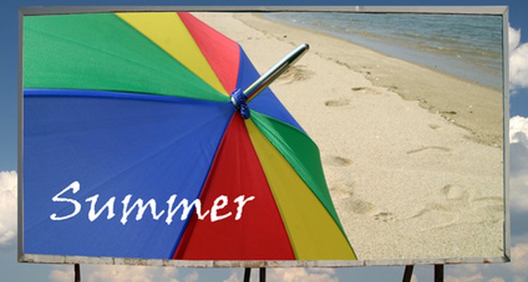 A billboard must be designed to withstand large forces in areas prone to high winds.