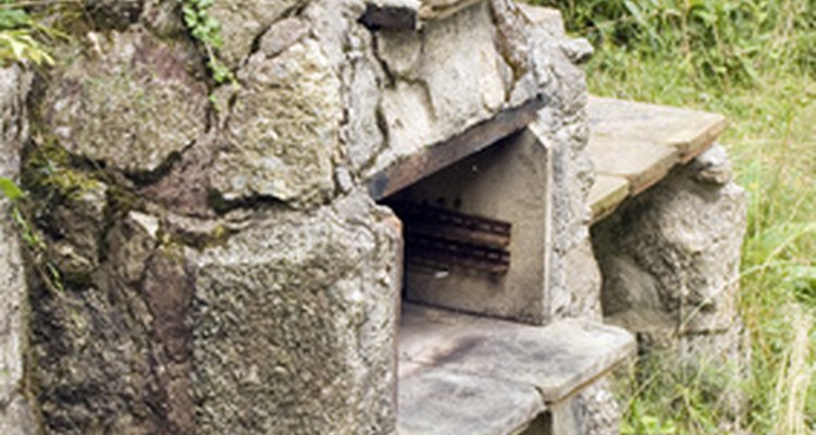 Flat stones were placed on top of early chimneys to prevent rain on fires.