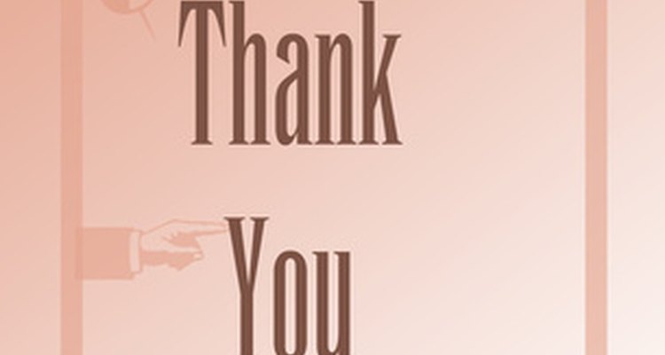 Una nota de agradecimiento es una buena forma de expresar tu gratitud a los donadores después de un evento para recaudar fondos.