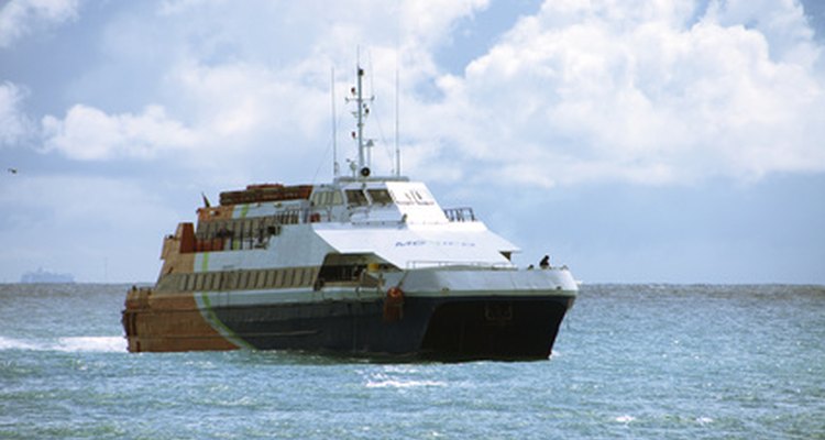 A large cruise ship can generate as much waste as a small city.