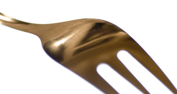 Unlike this fork, early cutlery was often hallmarked on the stem of the handle.