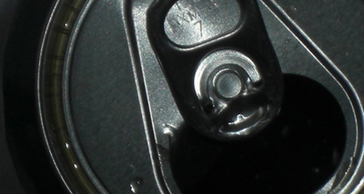 Resealing a soda can centres on handling the aluminium tab at the top gently.