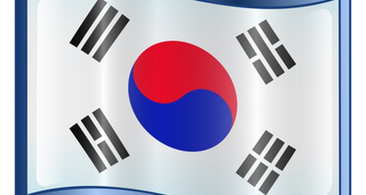 La bandera coreana es llamada Taegeukgi.
