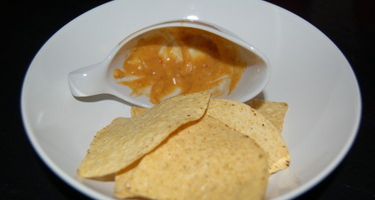 Nacho cheese sauce is easy to make.