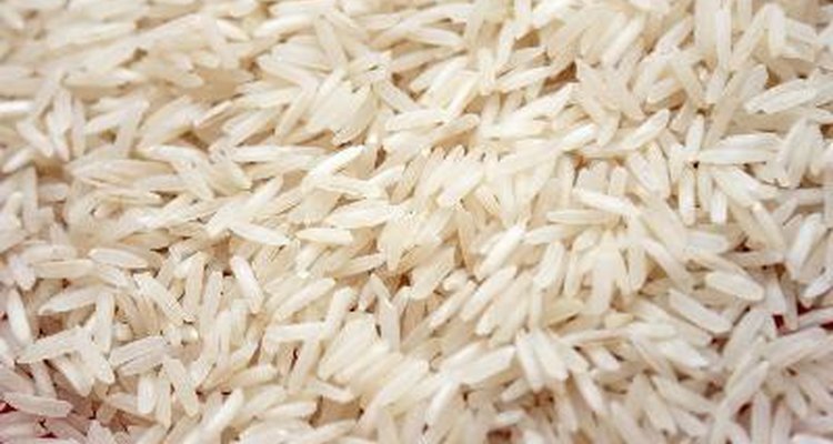 Alimentos básicos como el arroz.