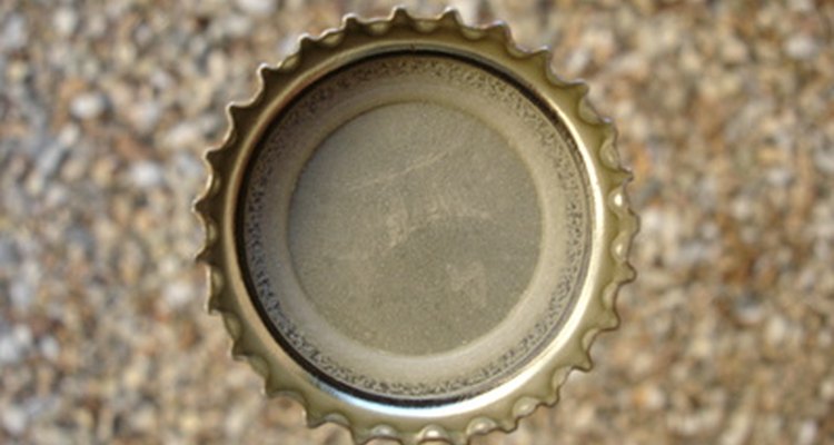 Uma tampinha de garrafa pronta para ser reaproveitada