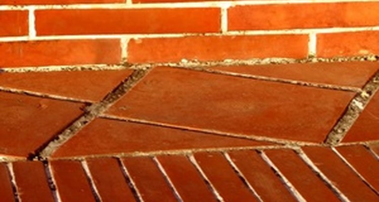 Brick steps can be custom designed.