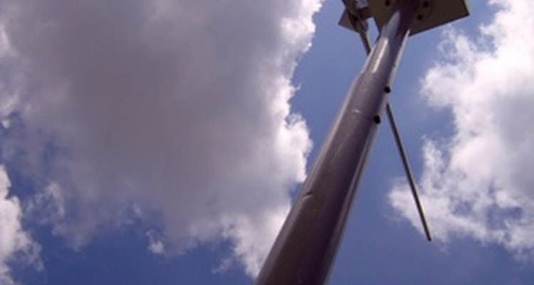 Un molino de viento puede usarse como un generador de energía eléctrica.