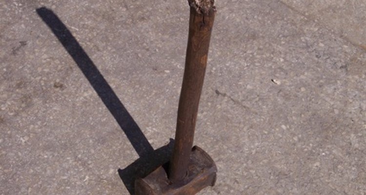 A sledge hammer can crush the sandstone to the size you desire.