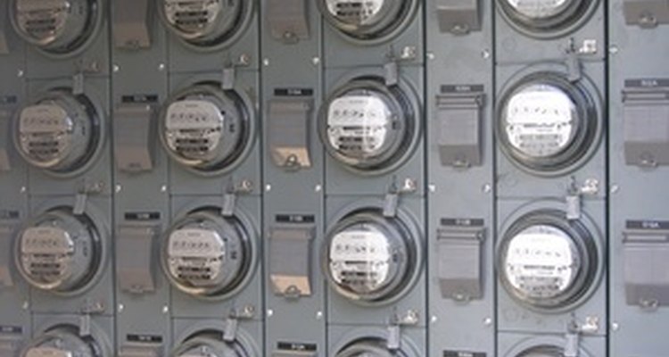 Banks of individual electric submeters