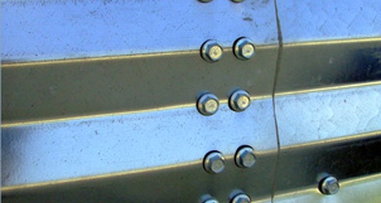 Galvanised steel is treated with zinc.