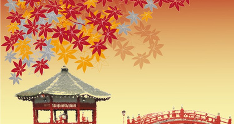 Japanese architecture provides inspiration for several chokin designs.