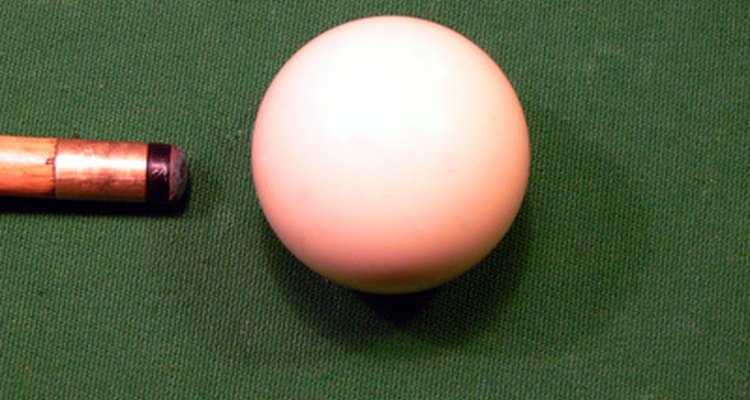 The snooker cue tip--essential to maintain.