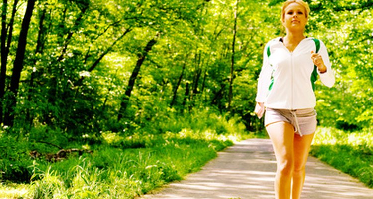 Running, jogging or walking are all excellent forms of cardiovascular exercise.
