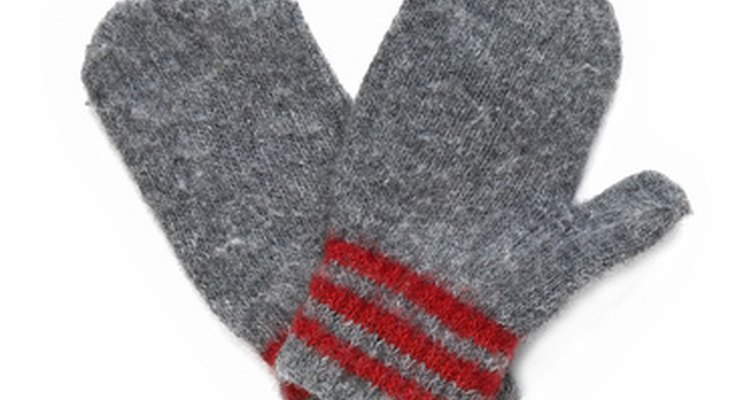 Warm, handmade mittens.