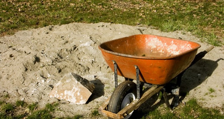 Adding sand to your soil can help with drainage problems.