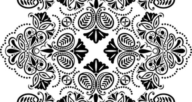 Henna tattoo stencil