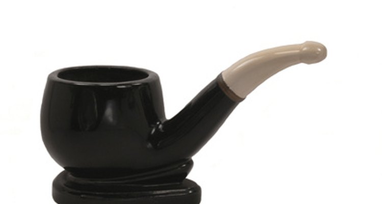 A way to clean clay pipes so they can be used again.