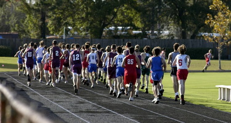 Conduct relay races indoors or outdoors.