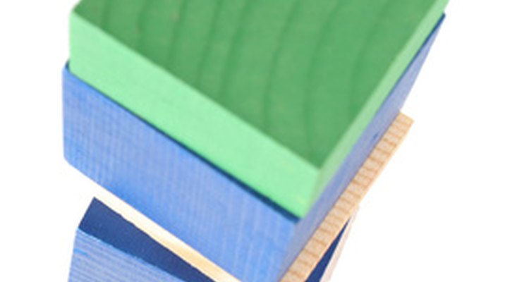 Balsa blocks for building.