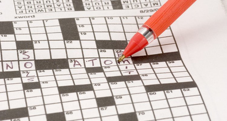 Create a crossword puzzle in Microsoft Word.