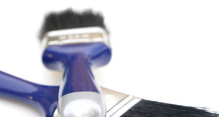 Use a wide paintbrush to cover a large area.