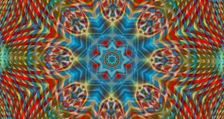 Make a 3-D kaleidoscope without mirrors.