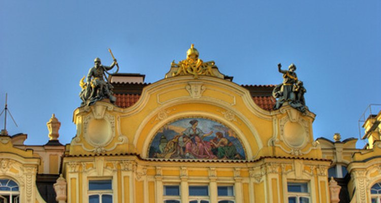 La arquitectura Reina Ana es conocida por sus fachadas ornamentales.
