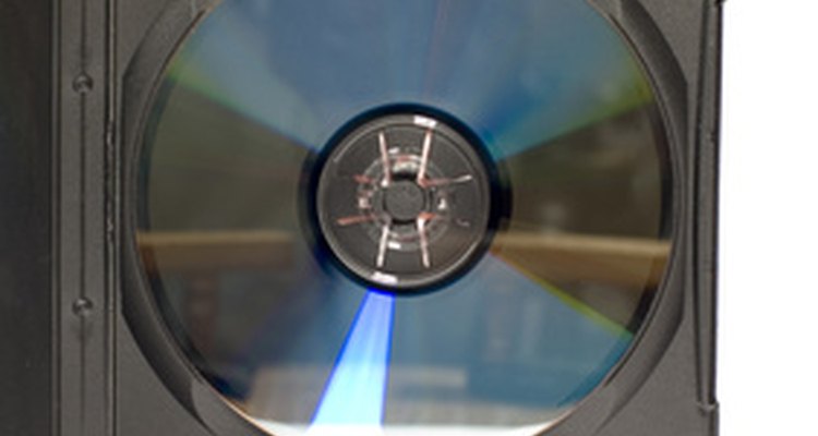 DVD disc inside a case.
