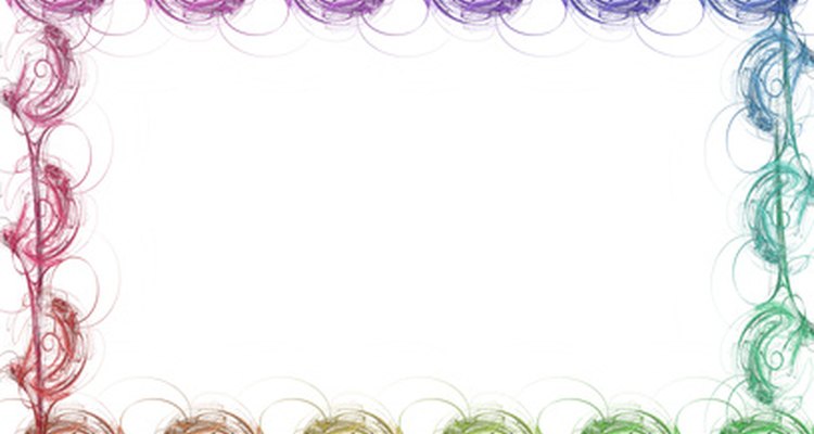Word 2010 has graphic page borders built in.