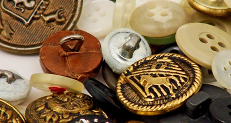 It takes little more than a few household items to clean up brass buttons.