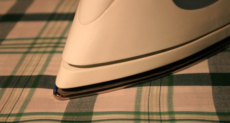 Ironing the fabric gives it a fresher appearance.