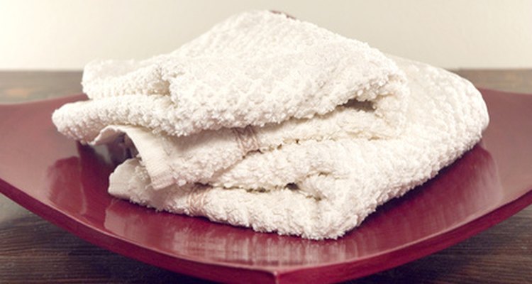 Old white towels are great for stain removal.