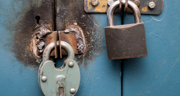Padlock hasps and latches.