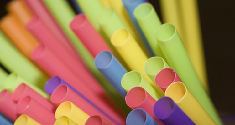 Rubber tubing comes in various colours and widths