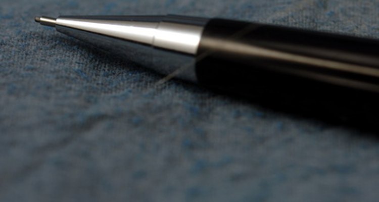Cross pencils are easy to refill.