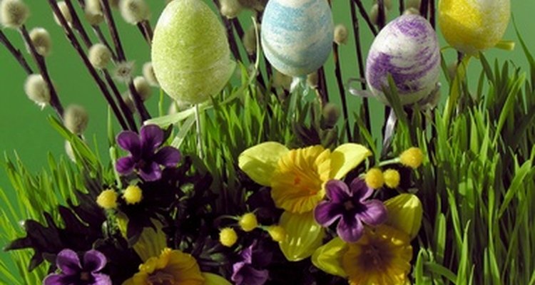 Decorate your church garden for the Easter holiday.