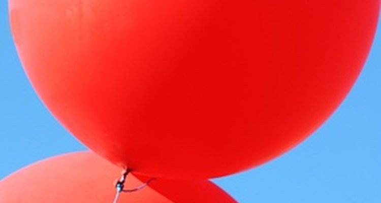 People often fill balloons with helium for parties.