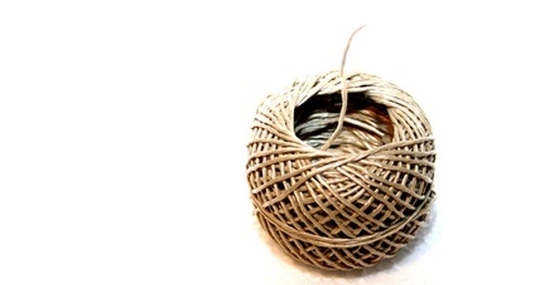 A roll of natural coloured hemp twine.