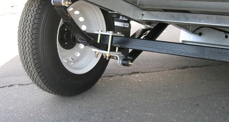 Spring mechanisms provide the trailer with its suspension assembly.