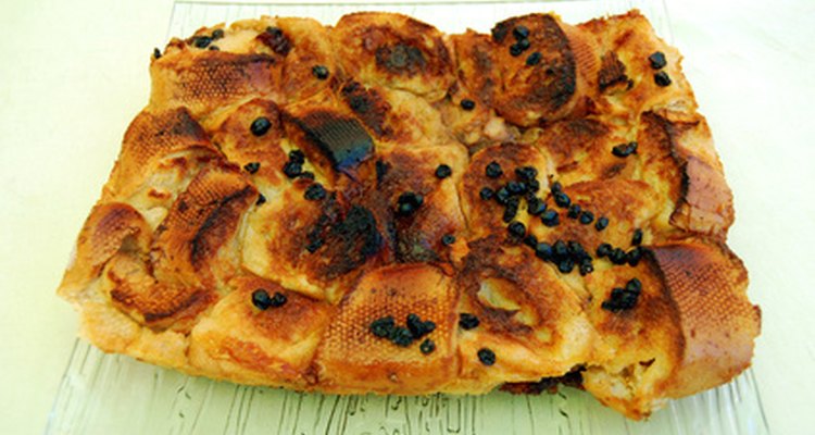 Frozen bread and butter pudding should be stored in an airtight container.