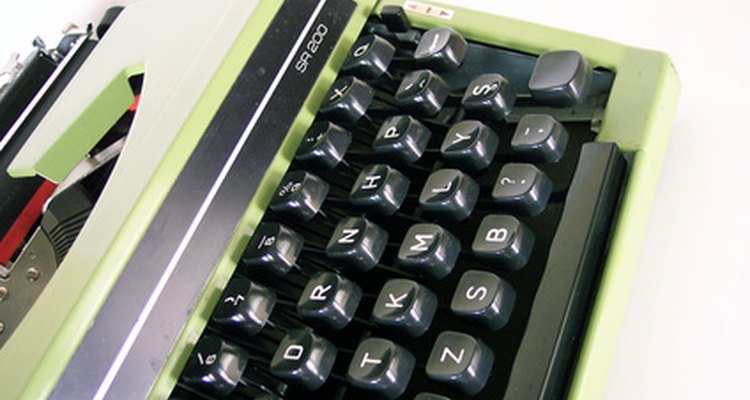 Relive the history of paperwork by using a manual typewriter.