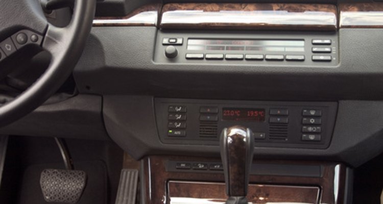 There are different solvents that can remove old glue from a car's interior.